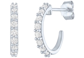 Lab-Created Hoop Earrings