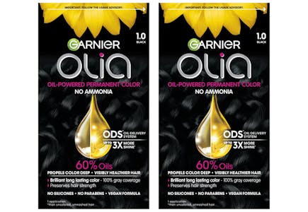 2 Garnier Hair Color Boxes