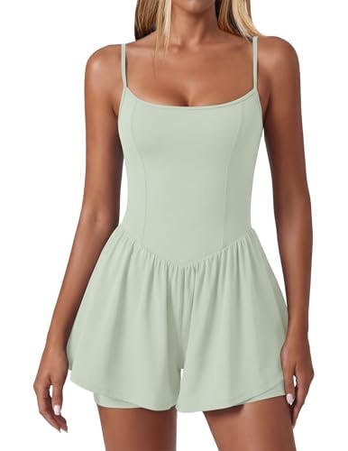 Ekouaer Women's Workout Romper