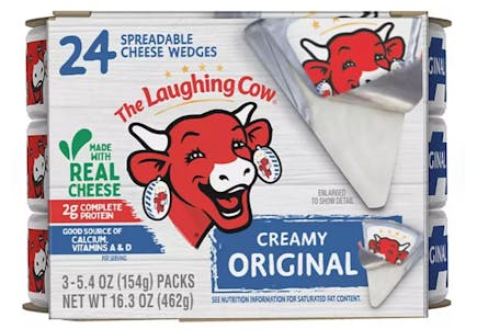 The Laughing Cow Creamy Swiss Wedges 3-Pack