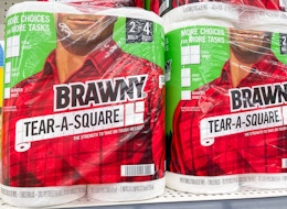 Brawny Paper Towels 2-Packs, $2.95 at Dollar General