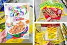 dollar general cinnamon toast crunch, nature valley, old el paso 3-photo collage