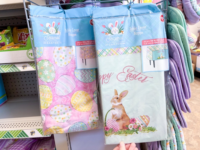 dollar tree easter tablecloths th