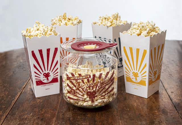 Glass Popcorn Maker and Container Set, Only $6 at Walmart (Reg. $30) card image
