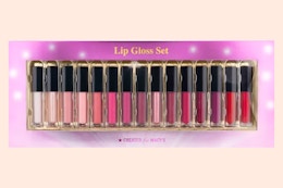 Macy's 15-Piece Lip Gloss Set, Now $10 at Macy's (Reg. $25) — $0.66 Each card image