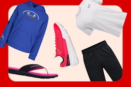 Under Armour Memorial Day Coupon Stack: $15 Kids’ Hoodie, $9 Women's Shorts card image