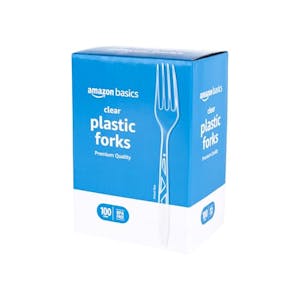 Amazon Basics Plastic Forks