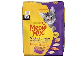 2 Meow Mix Cat Food Bags