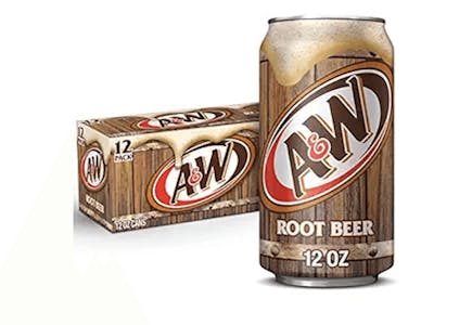 A&W Root Beer Soda 12-Pack