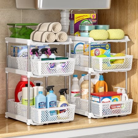 Pull-Out 3-Tier Organizers 2-Pack