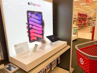 an apple ipad mini display at the Target store