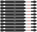 Bosch Phillips #2 Power Bits 10-Pack