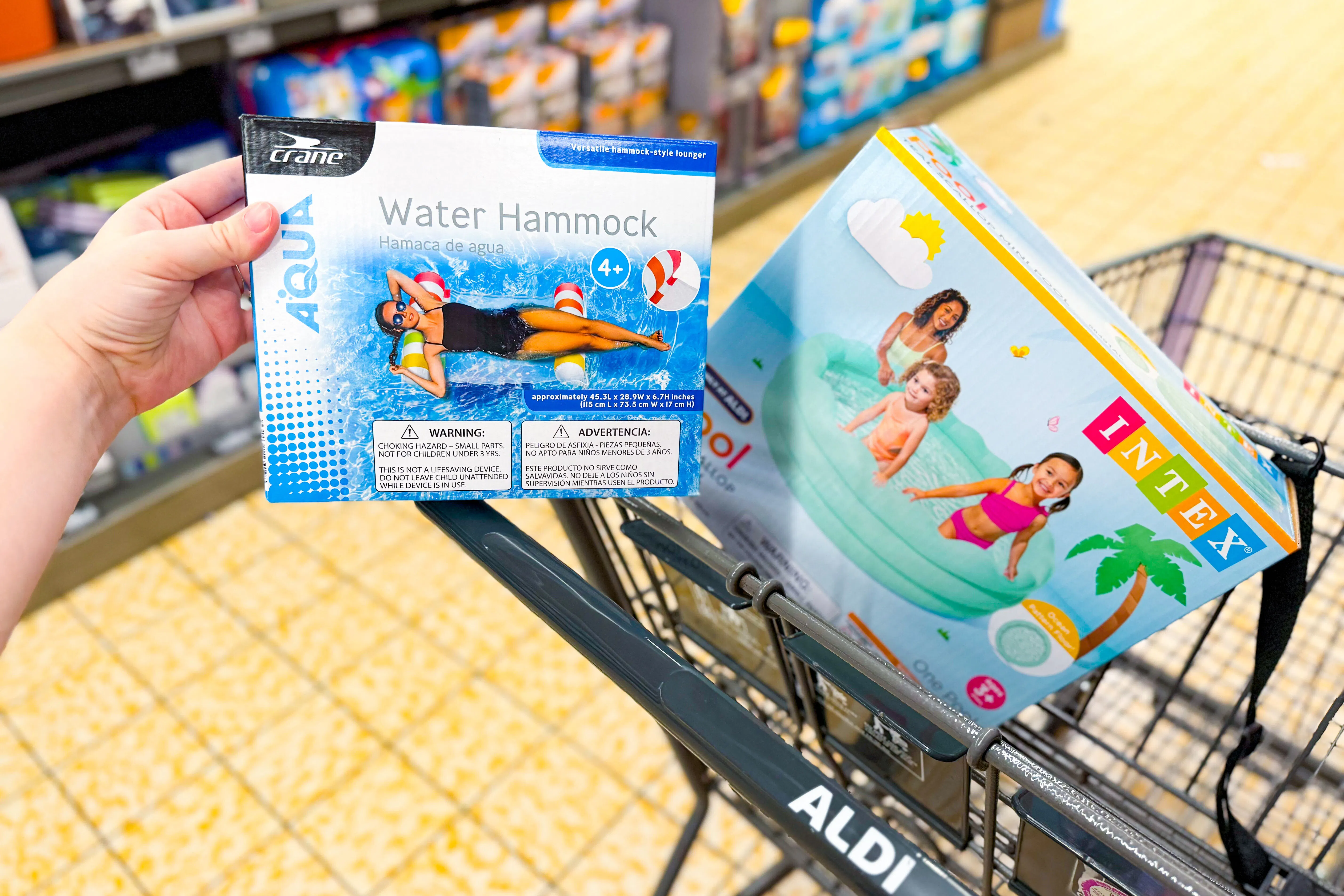 Pool Inflatable Assortment Aldi Aldi Pools We're Finding in 2025: $7 Water Hammock and More - The Krazy ...