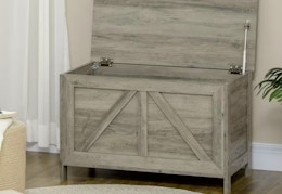 Farmhouse Style Storage Chest, Only $80 at The Home Depot (Reg. $134) card image