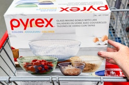 Pyrex 8-Piece Glass Bowl Set, Just $14.99 Shipped at Costco card image