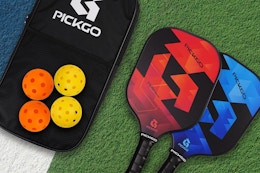 a pickleball paddle set