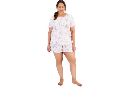 Charter Club Women's Plus-Size Pajama Set