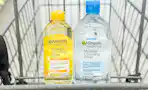 garnier micellar water in a cart