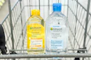 garnier micellar water in a cart
