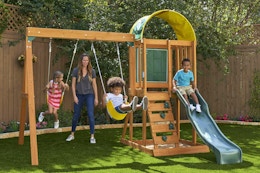 Lowest Price of 2024: KidKraft Swing Set, $198 at Walmart card image