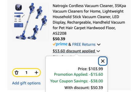Vacuum Cart