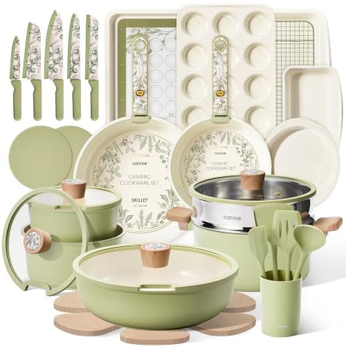 CAROTE Ceramic Cookware Set