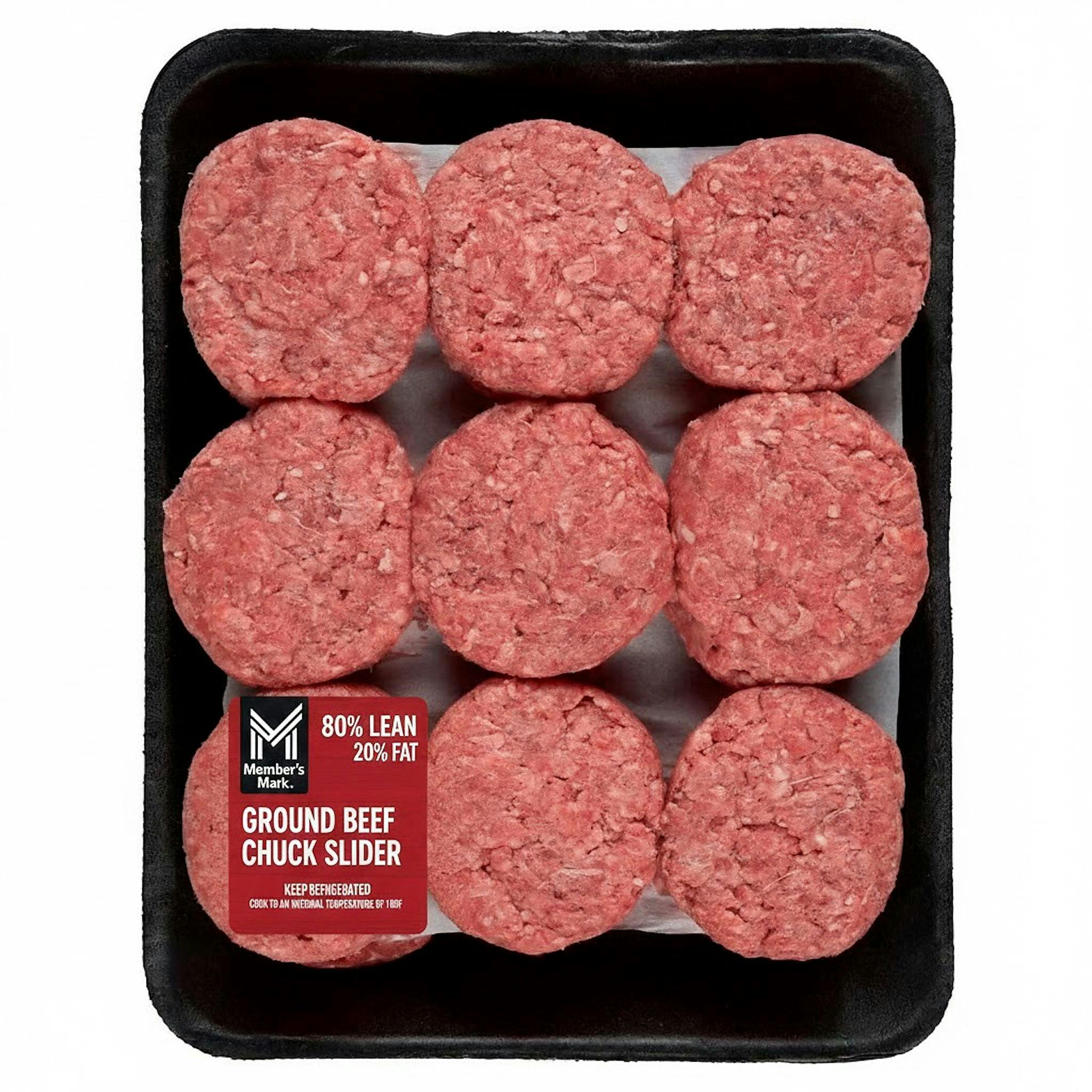 Member's Mark Ground Beef Chuck Sliders Pack