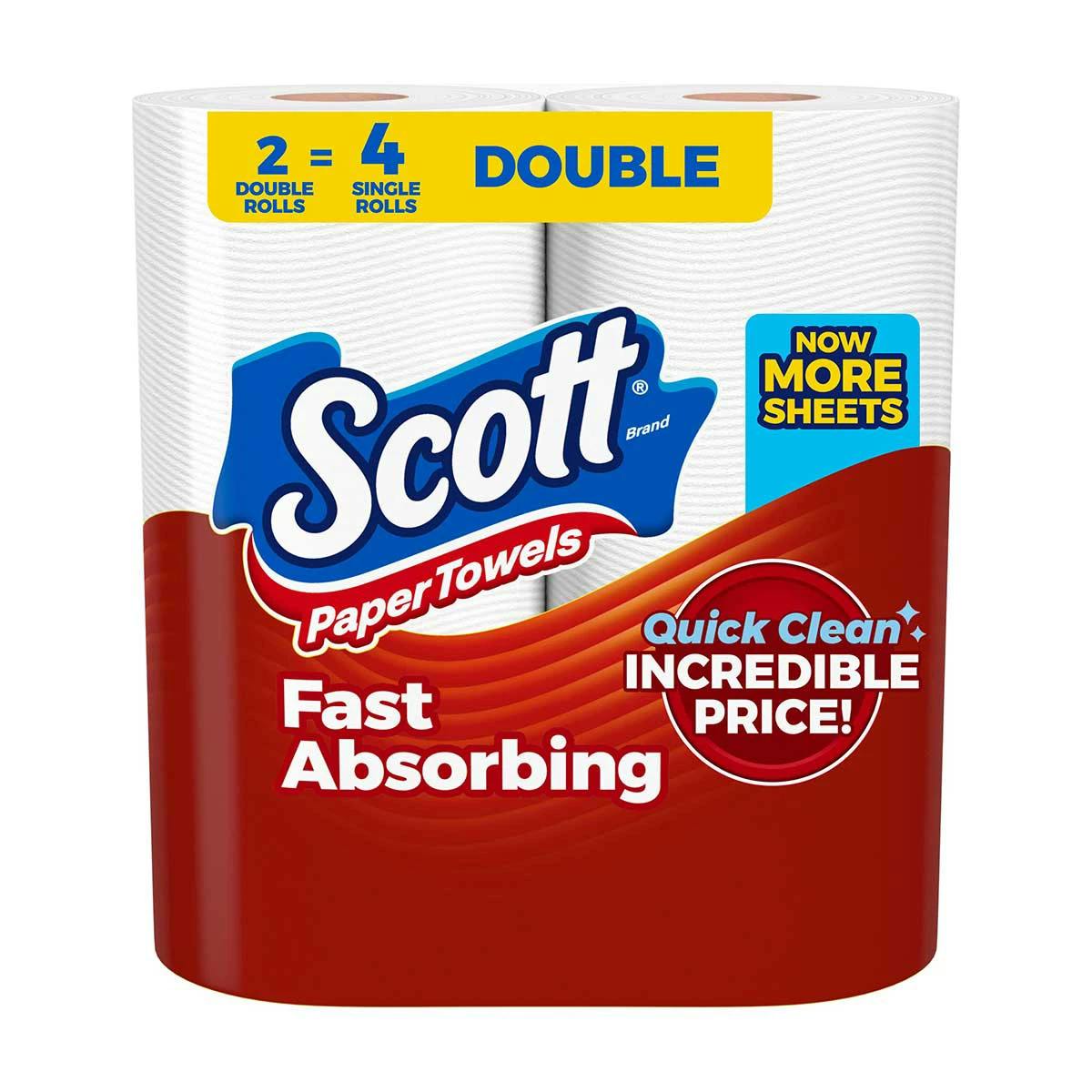 5 Scott Paper Towels Packs