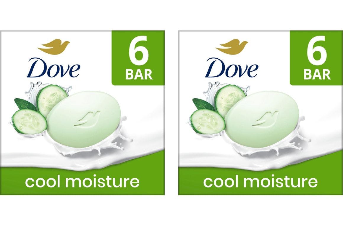 2 Dove Beauty Bar Soap 6-Packs