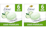 2 Dove Beauty Bar Soap 6-Packs