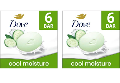 2 Dove Beauty Bar Soap 6-Packs