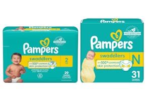 2 Pampers Diaper Packs