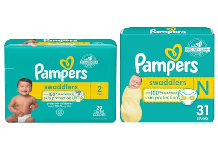 2 Pampers Diaper Packs