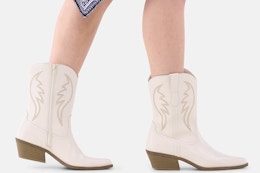 Hot Deal: $10 Women's Western Boots at Walmart in Multiple Colors card image