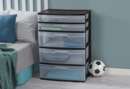 Sterilite 5-Drawer Tower on Clearance for Just $24 at Walmart card image