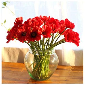 Artificial Poppy Flowers
