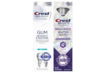 2 Crest Toothpastes