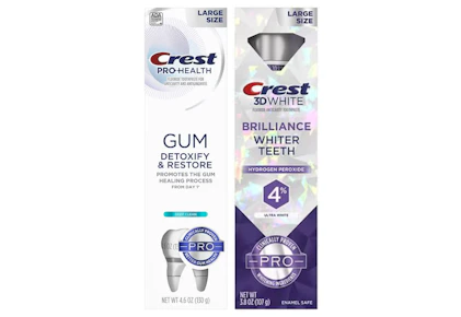 2 Crest Toothpastes