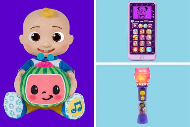 Kohl's Toy Clearance: $5 Microphone, $15 CoComelon Doll, and More card image