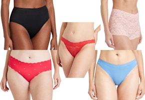 5 Auden or Colsie Women's Panties