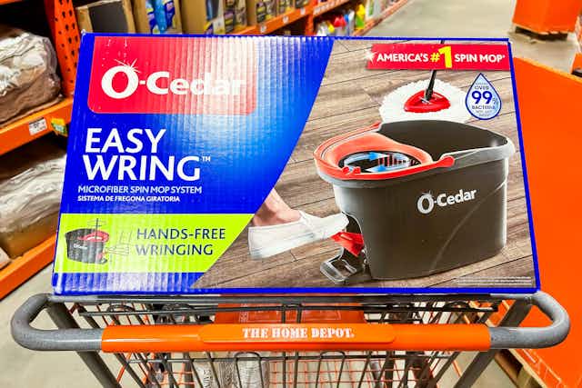 In-Store Home Depot Clearance: O-Cedar Mop Systems, Starting at $22 card image