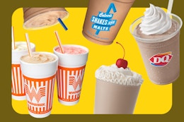 chocolate and other shakes from fast food restaurants