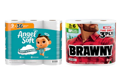 1 Brawny + 1 Angel Soft