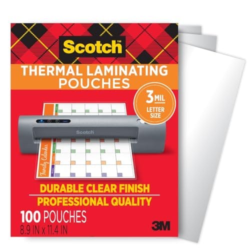 Scotch Thermal Laminating Pouches