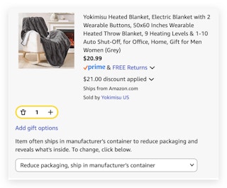 heated balnket promo code