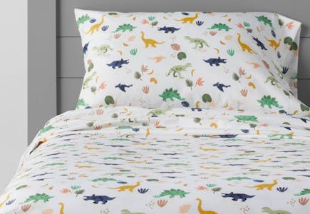 Pillowfort Twin Dinosaur Sheet Set