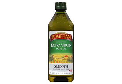 2 Pompeian Extra Virgin Olive Oils