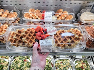 belgain waffle party tray