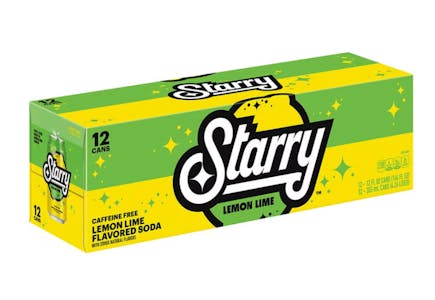 4 Starry Soda 12-Packs