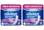 2 Always Discreet Pad Packs